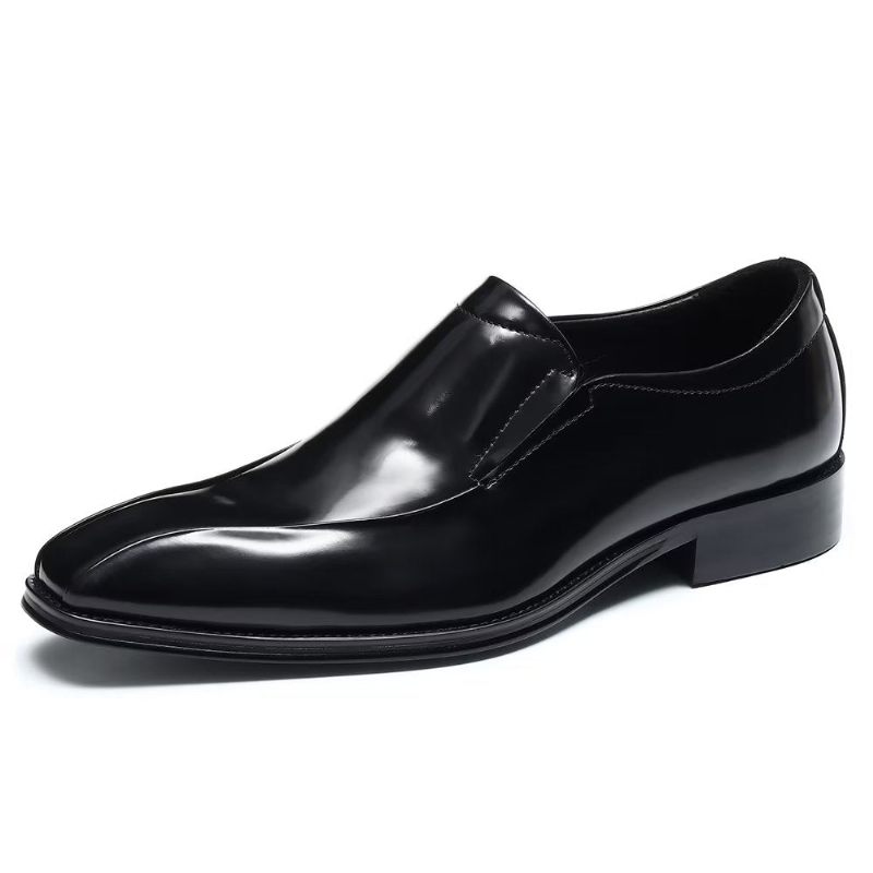 Formale Herrenschuhe Aufwändige Luxuriöse Slip-on-brogue-schuhe - Schwarz