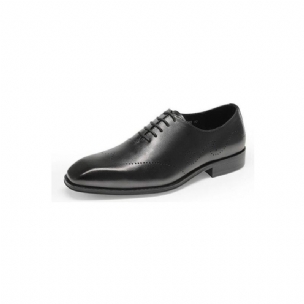 Formale Herrenschuhe Aus Echtem Leder Mit Spitzer Zehenpartie Und Brogue-schuhen