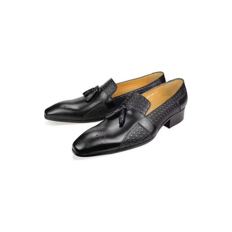 Formale Herrenschuhe Aus Leder Brogue-oxford-hochzeitshalbschuhe