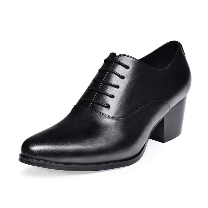 Formale Herrenschuhe Aus Leder Im Oxford-stil - Schwarz