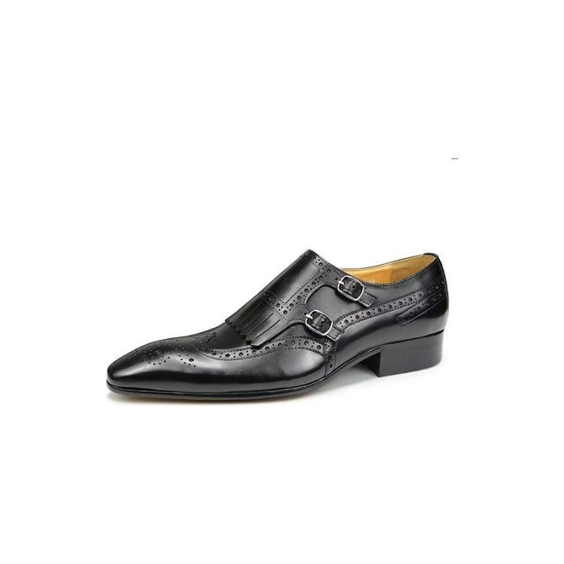 Formale Herrenschuhe Aus Leder Luxuriöses Metall Elegante Brogue-hochzeitsschuhe