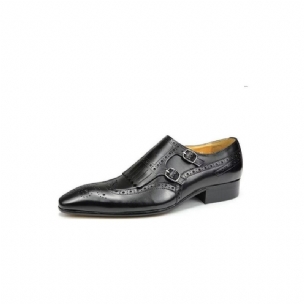 Formale Herrenschuhe Aus Leder Luxuriöses Metall Elegante Brogue-hochzeitsschuhe