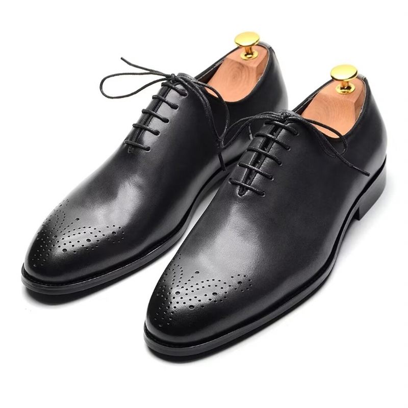 Formale Herrenschuhe Aus Leder Mit Metropolitan-charme-schuhen - Grau