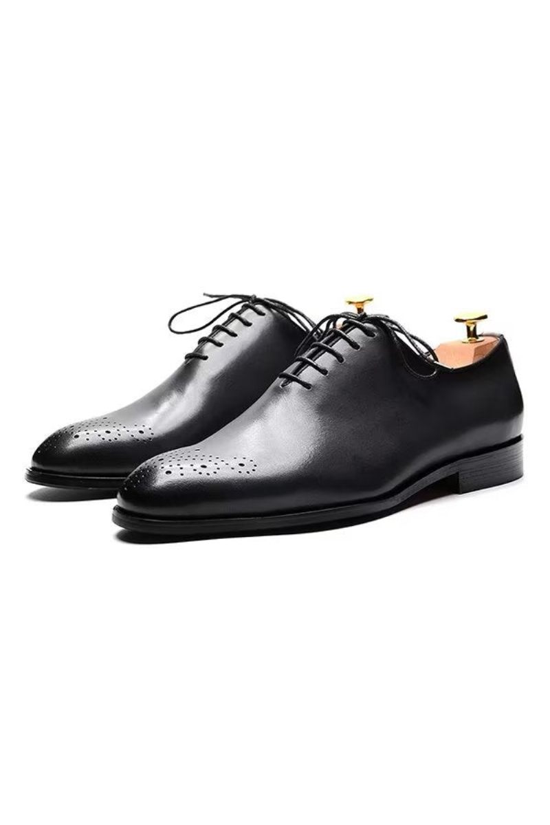 Formale Herrenschuhe Aus Leder Mit Metropolitan-charme-schuhen - Grau