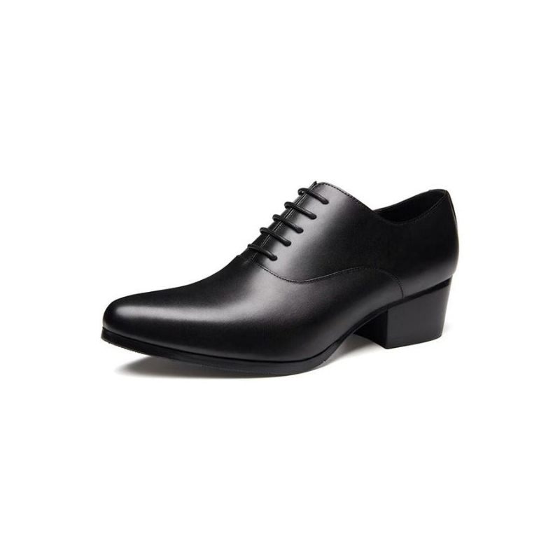 Formale Herrenschuhe Aus Raffiniertem Leder Mit Spitzer Zehenpartie Schicke Oxford-schuhe