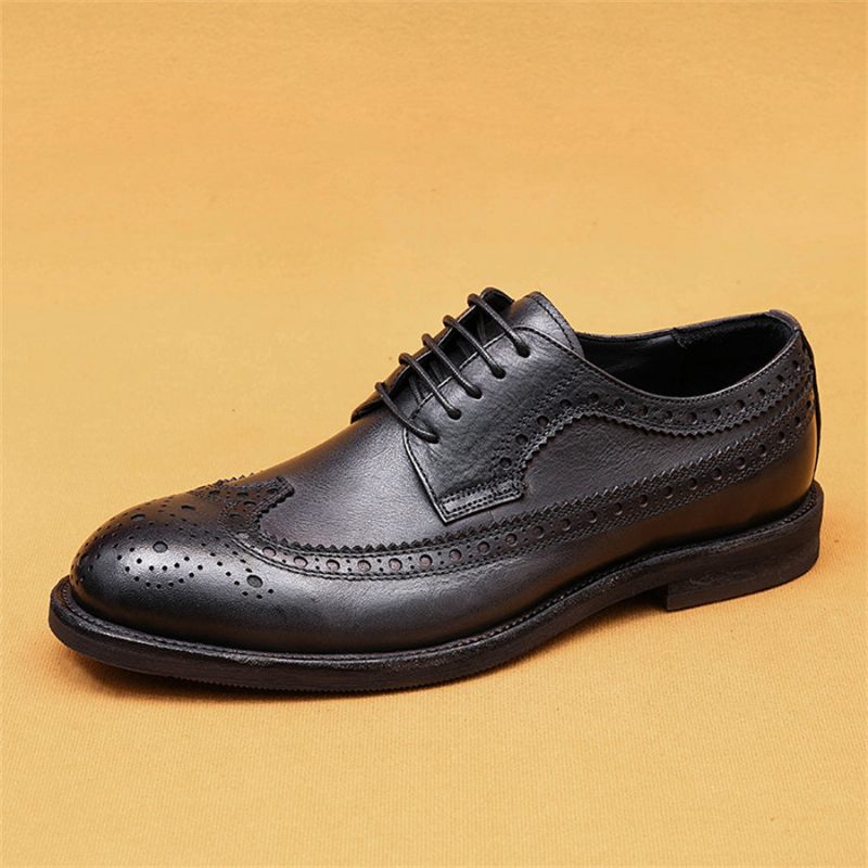 Formale Herrenschuhe Brogues Hochzeitskleidschuhe - Schwarz