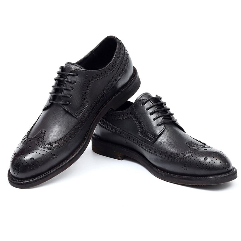 Formale Herrenschuhe Brogues Hochzeitskleidschuhe - Schwarz