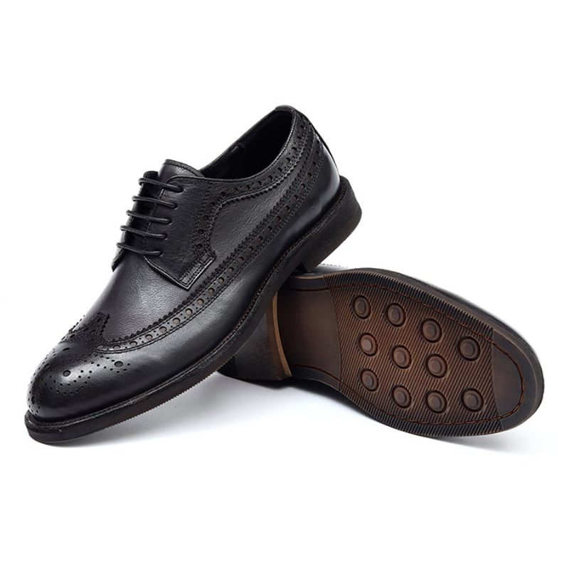 Formale Herrenschuhe Brogues Hochzeitskleidschuhe - Schwarz