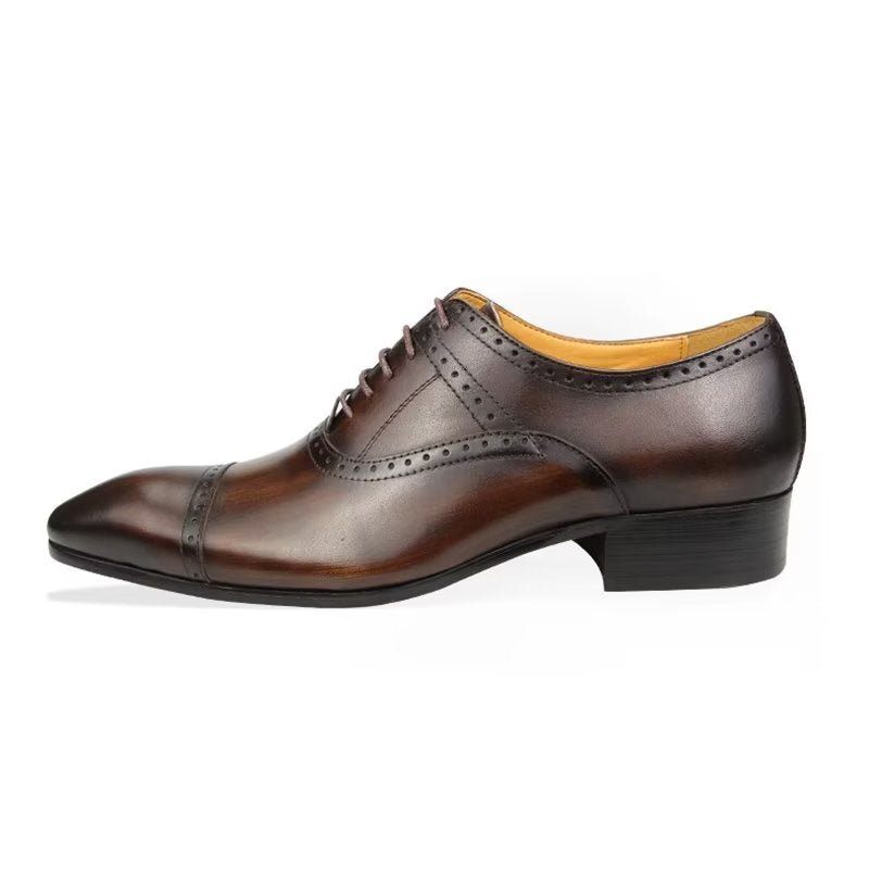 Formale Herrenschuhe Deluxe Oxford Lavishnuptial Brogues - Kaffee