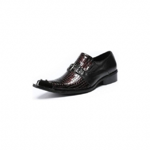 Formale Herrenschuhe Eleganza Oxfords Mit Spitzer Zehenpartie