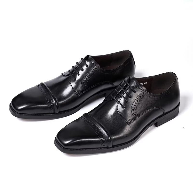 Formale Herrenschuhe Executive Appeal Leder-kleiderschuhe - Schwarz