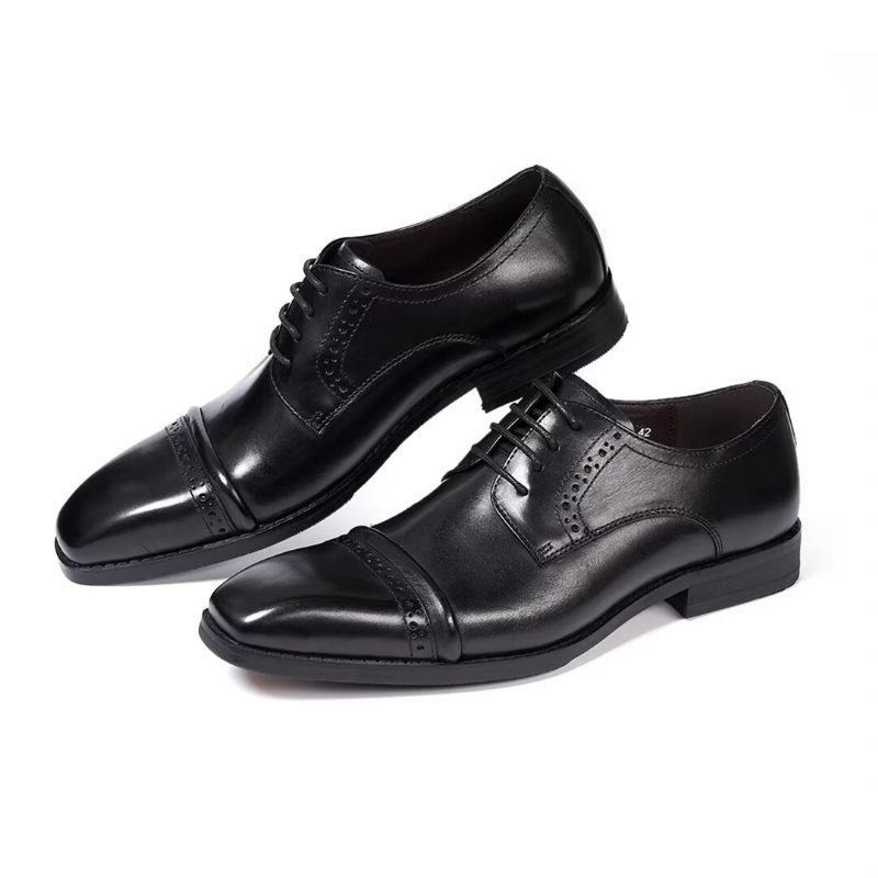 Formale Herrenschuhe Executive Appeal Leder-kleiderschuhe - Schwarz