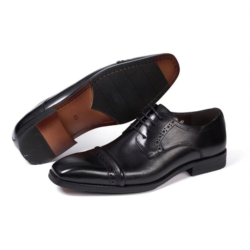 Formale Herrenschuhe Executive Appeal Leder-kleiderschuhe - Schwarz