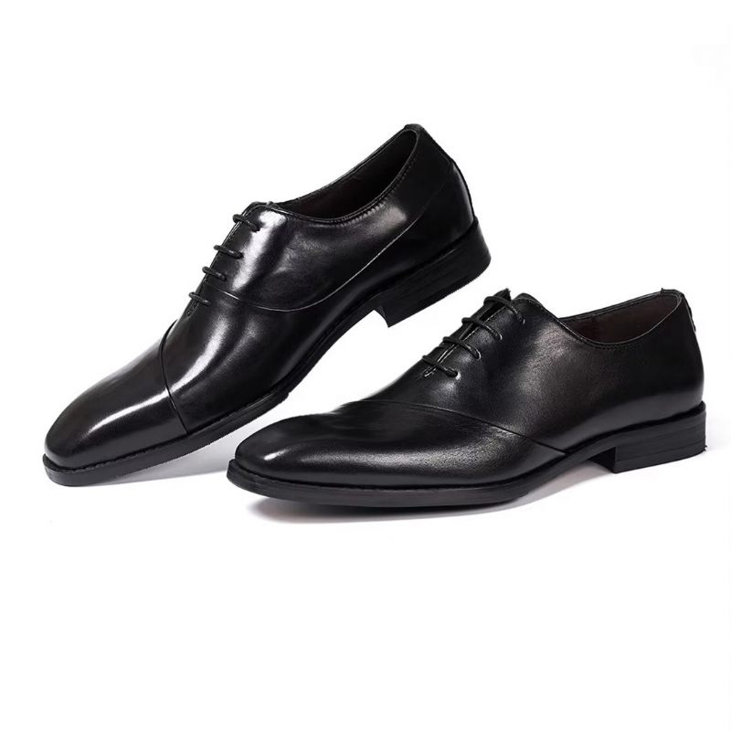 Formale Herrenschuhe Executive Elegance Lederschuhe - Grün