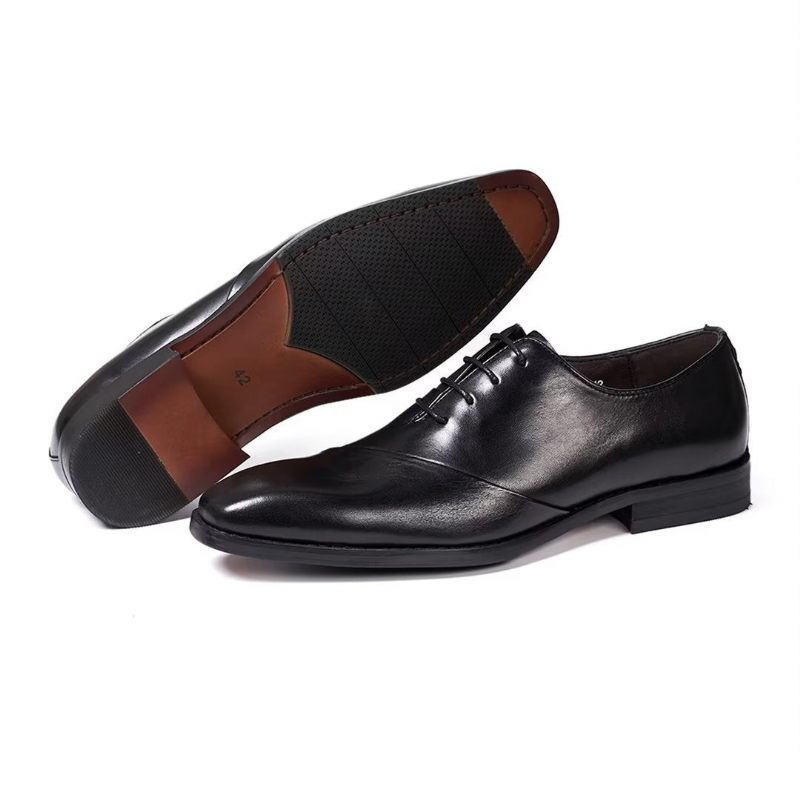 Formale Herrenschuhe Executive Elegance Lederschuhe - Grün