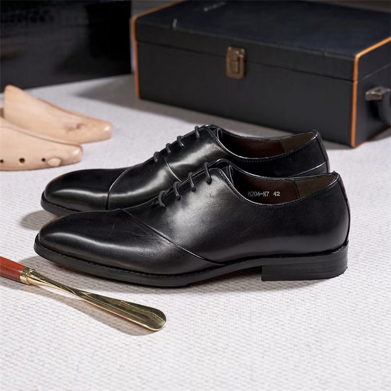 Formale Herrenschuhe Executive Elegance Lederschuhe - Grün