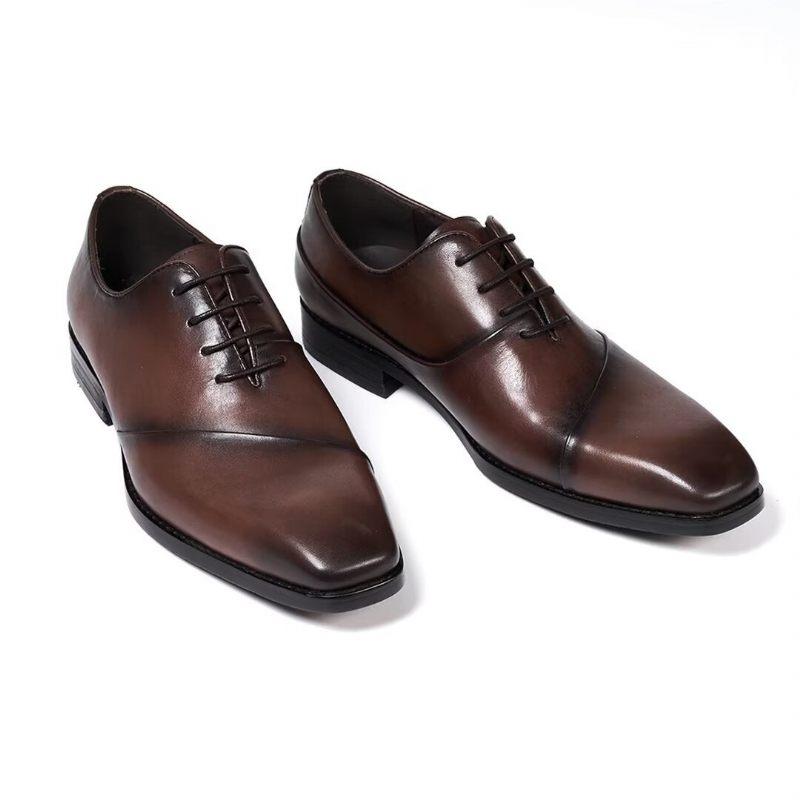 Formale Herrenschuhe Executive Elegance Lederschuhe - Braun