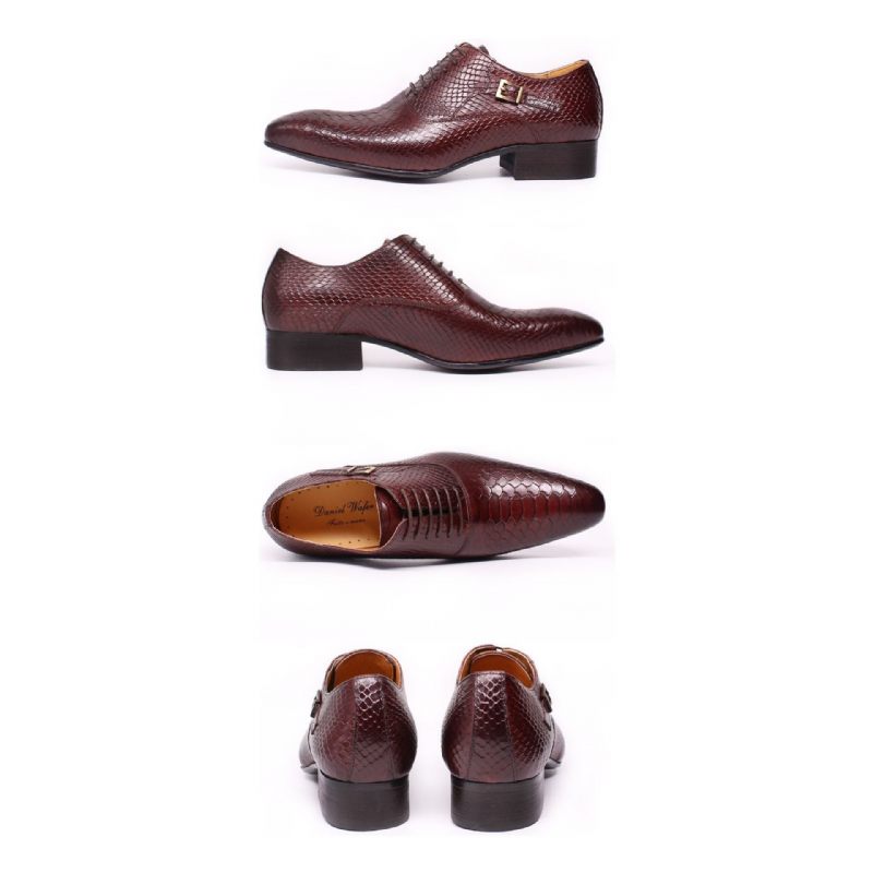 Formale Herrenschuhe Executive Oxford Business-schuhe - Rot