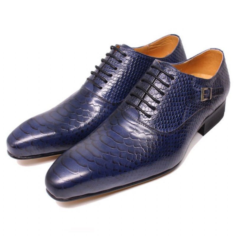 Formale Herrenschuhe Executive Oxford Business-schuhe - Blau