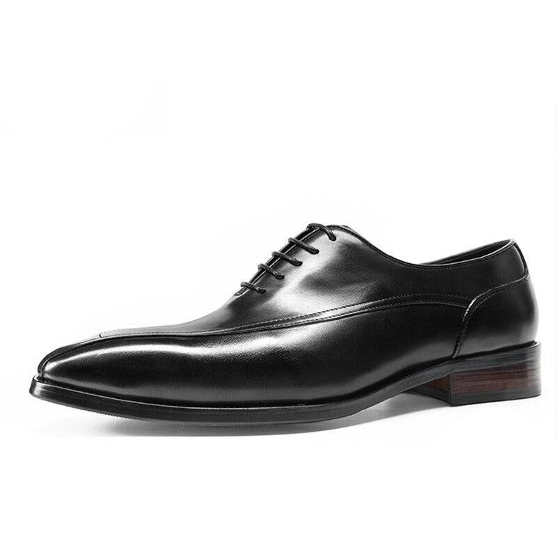 Formale Herrenschuhe Exotische Brogue-schnürschuhe Aus Leder