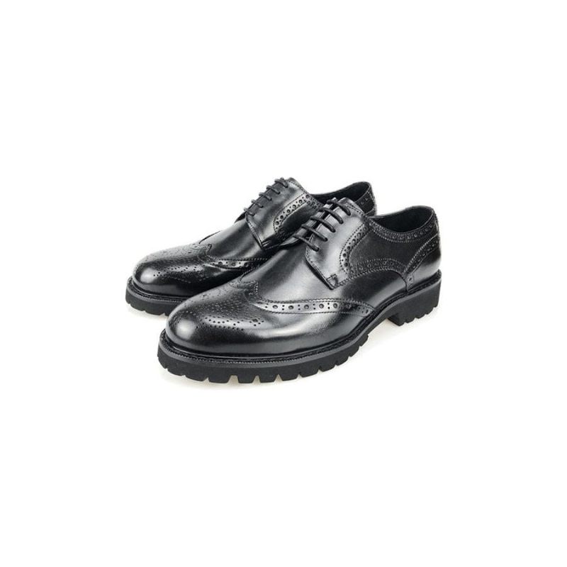 Formale Herrenschuhe Exotische Brogue-schuhe Aus Leder Mit Schnürung