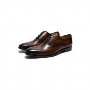 Formale Herrenschuhe Exotische Handbemalte Oxford-schuhe