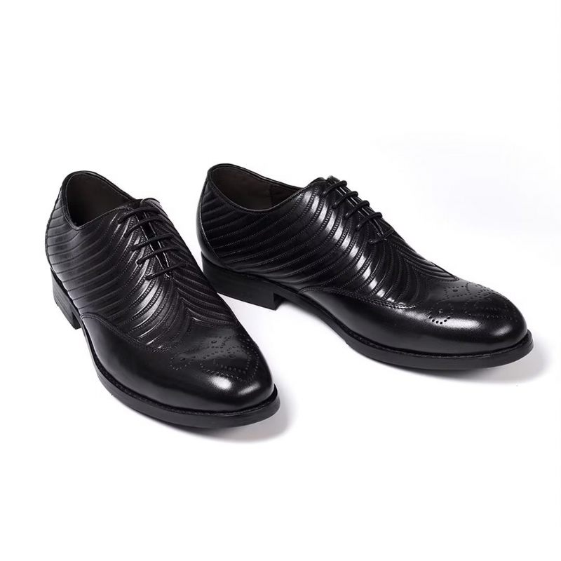 Formale Herrenschuhe Gentleman Choice Leder-kleiderschuhe - Schwarz