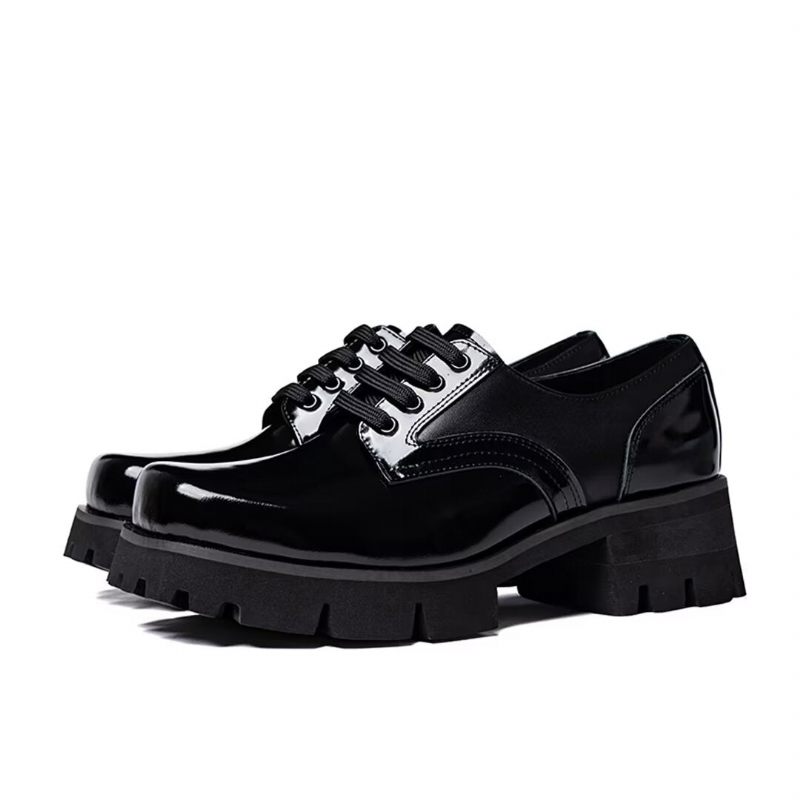 Formale Herrenschuhe Gentleman Choice Lederhausschuhe - Schwarz