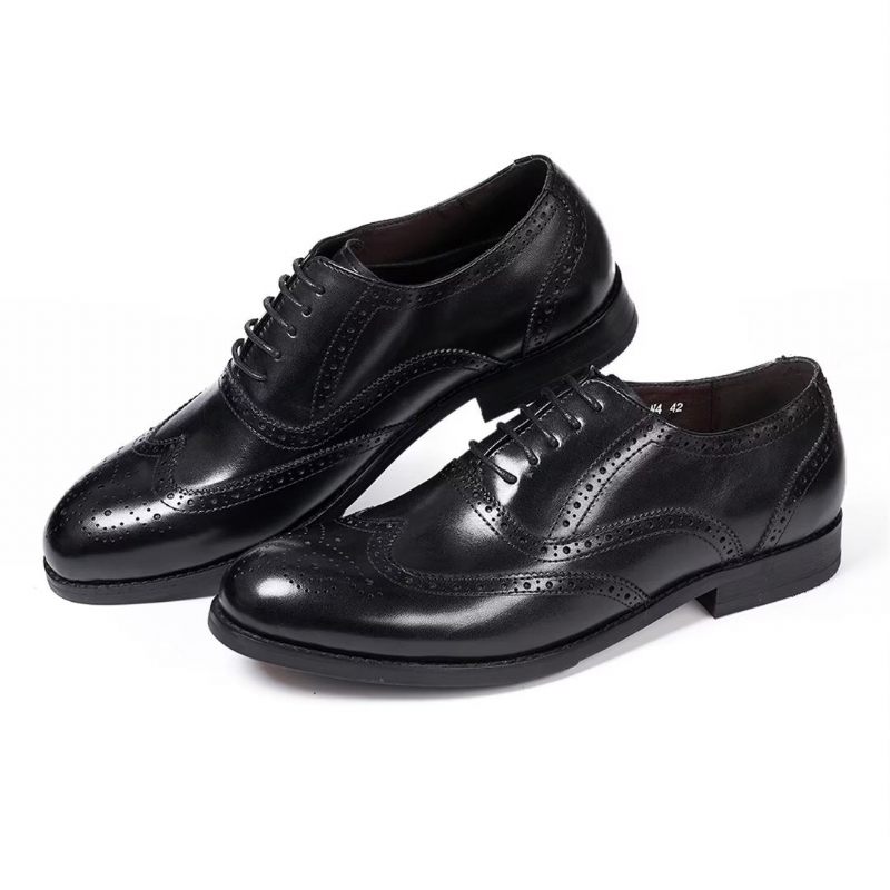 Formale Herrenschuhe Metropolitan Mastery Lederschnürer - Schwarz