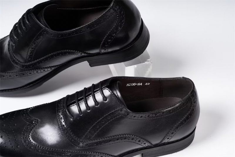 Formale Herrenschuhe Metropolitan Mastery Lederschnürer - Schwarz