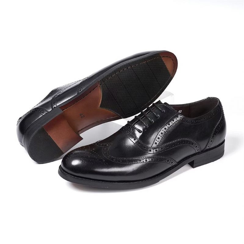 Formale Herrenschuhe Metropolitan Mastery Lederschnürer - Schwarz