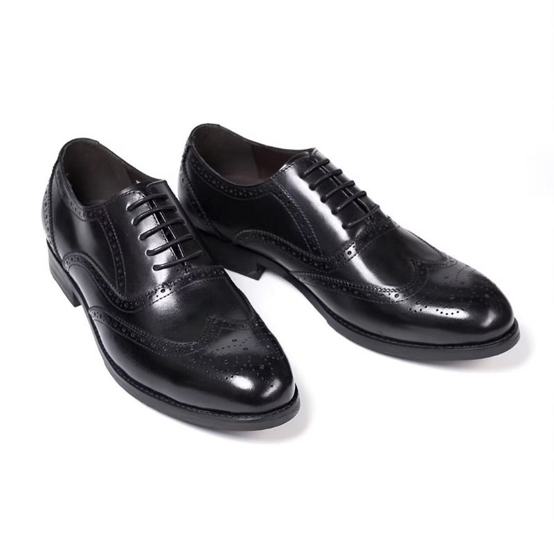 Formale Herrenschuhe Metropolitan Mastery Lederschnürer - Schwarz