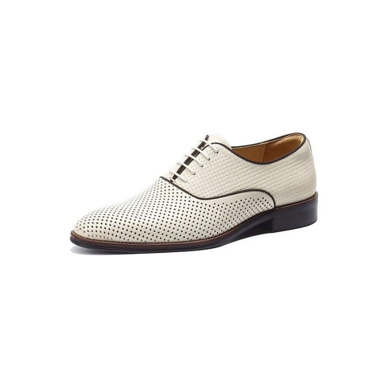 Formale Herrenschuhe Mit Geprägter Eleganz Und Exotischen Oxford-schuhen Runder Zehenpartie