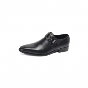 Formale Herrenschuhe Monkstraps Elegante Slip-ons Mit Echtem Leder