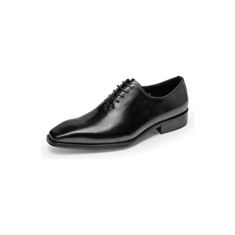 Formale Herrenschuhe Opulente Formelle Oxford-schuhe Mit Glattem Muster