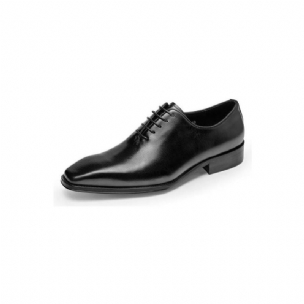 Formale Herrenschuhe Opulente Formelle Oxford-schuhe Mit Glattem Muster