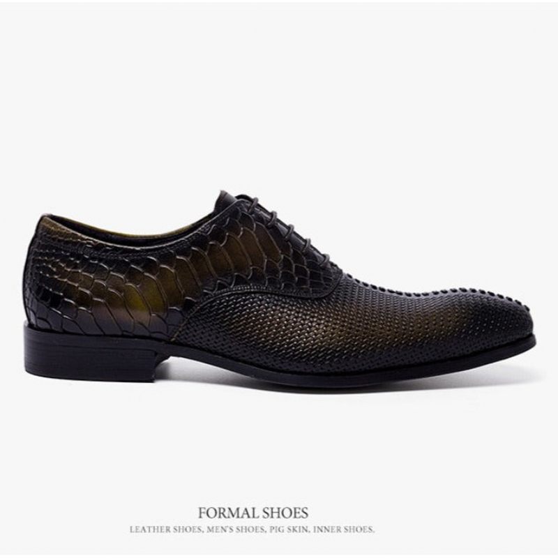 Formale Herrenschuhe Opulente Luxus-kleiderschuhe Mit Spitzer Zehenpartie - Braun