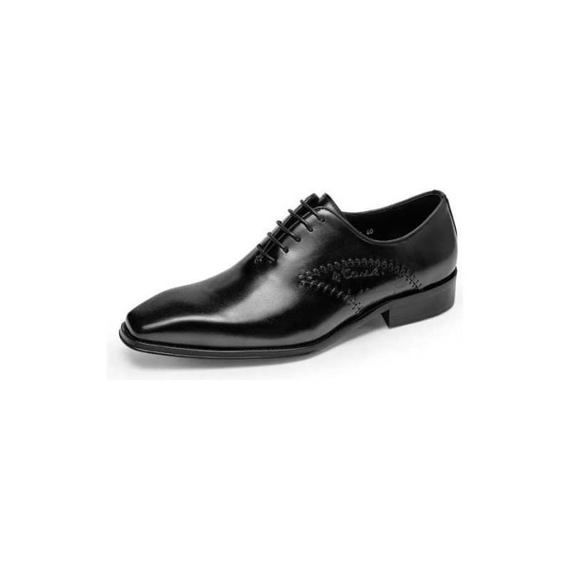 Formale Herrenschuhe Opulente Oxford-schuhe Aus Leder - Schwarz