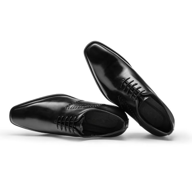 Formale Herrenschuhe Opulente Oxford-schuhe Aus Leder - Schwarz