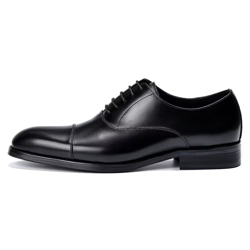 Formale Herrenschuhe Opulente Oxford-schuhe Aus Rindsleder - Schwarz