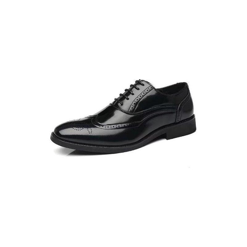 Formale Herrenschuhe Opulente Oxford-schuhe Mit Spitzer Zehenpartie