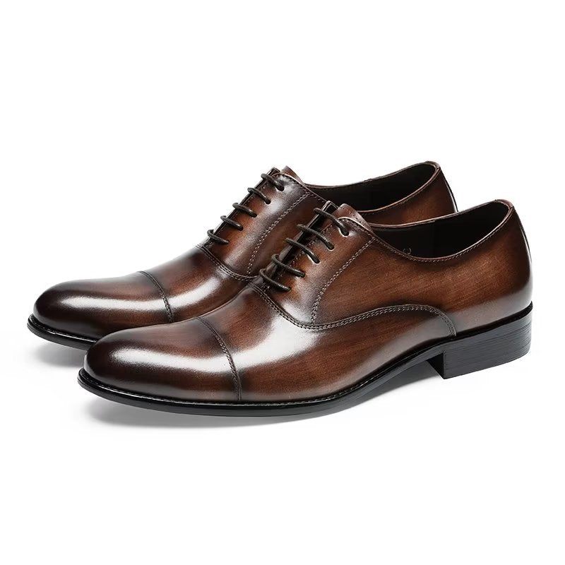 Formale Herrenschuhe Oxford-kleiderschuhe - Kaffee