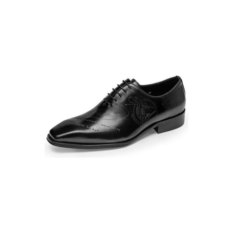 Formale Herrenschuhe Oxford-schuhe Mit Exotischer Textur