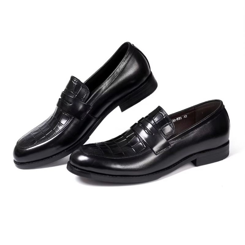 Formale Herrenschuhe Sartorial Splendor Slip-on-schuhe - Schwarz