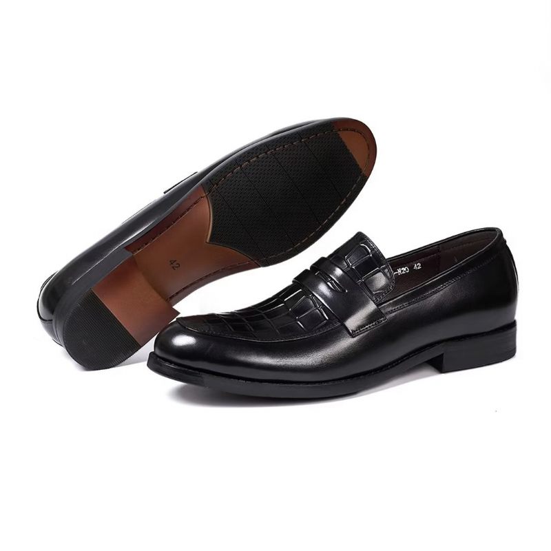 Formale Herrenschuhe Sartorial Splendor Slip-on-schuhe - Schwarz