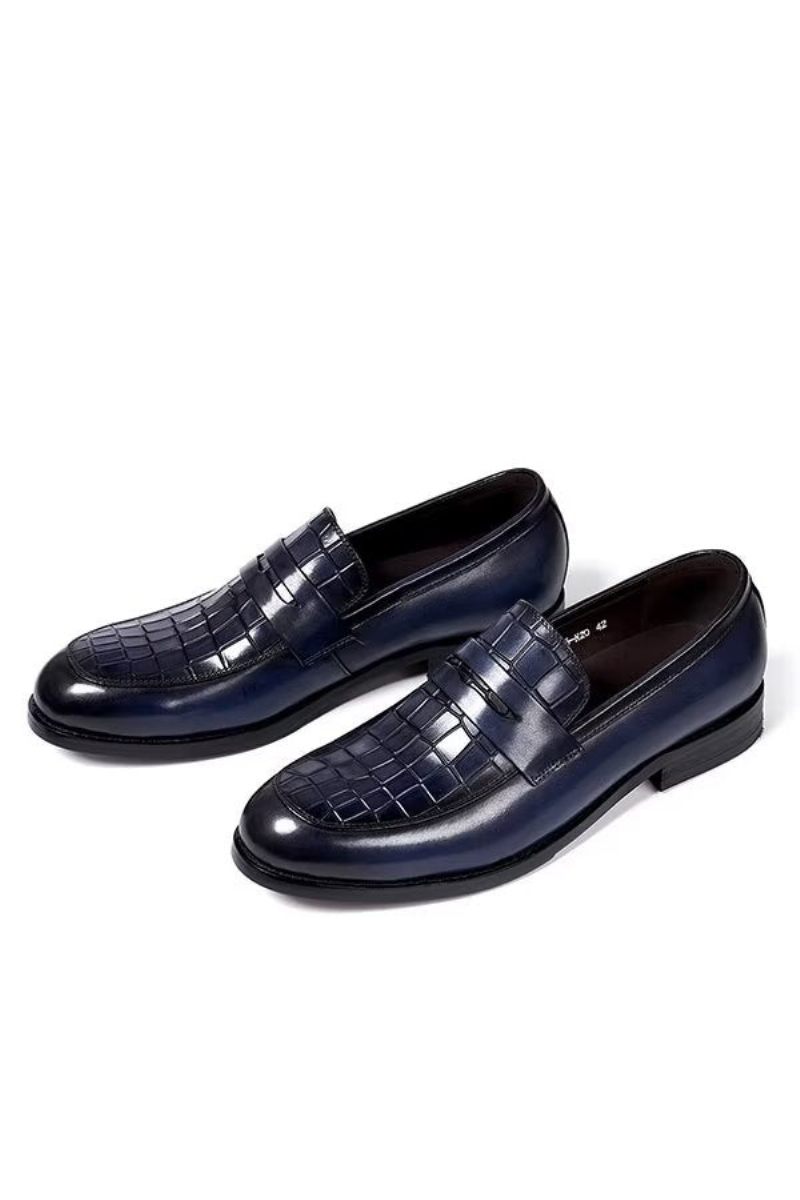 Formale Herrenschuhe Sartorial Splendor Slip-on-schuhe - Blau