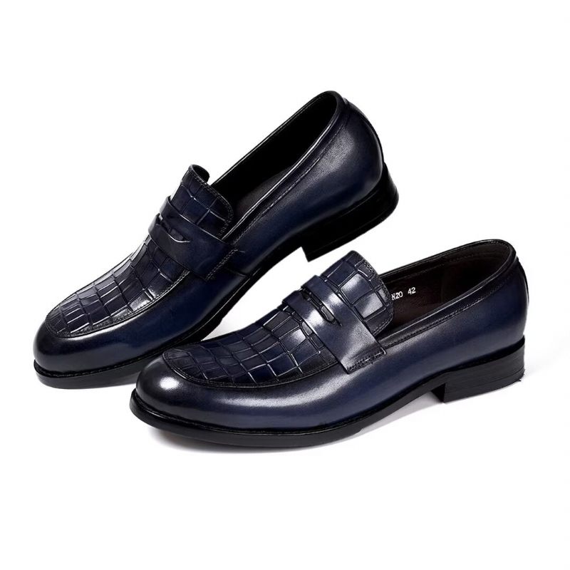 Formale Herrenschuhe Sartorial Splendor Slip-on-schuhe - Blau