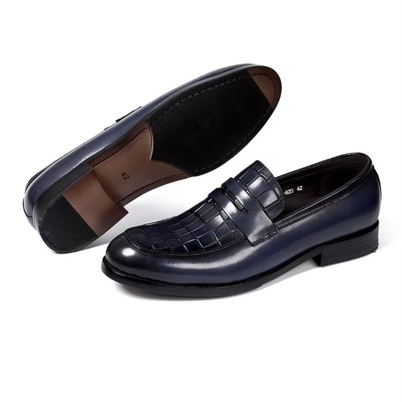 Formale Herrenschuhe Sartorial Splendor Slip-on-schuhe - Blau