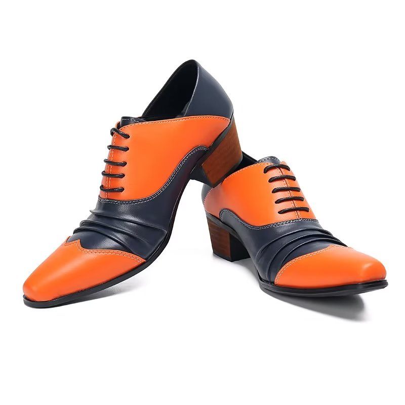 Formale Herrenschuhe Slip-on-oxford-kleiderschuhe - Orange