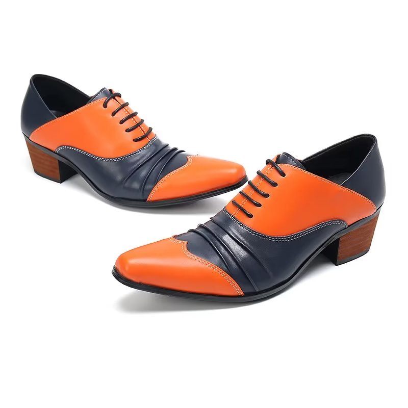 Formale Herrenschuhe Slip-on-oxford-kleiderschuhe - Orange